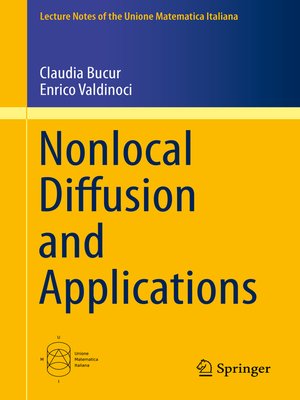 cover image of Nonlocal Diffusion and Applications